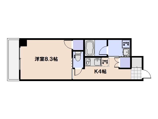 Gold Court楽々園 1002号室 間取り