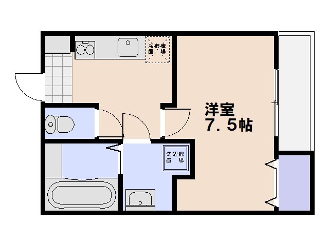 陽樹イブ 305号室 間取り