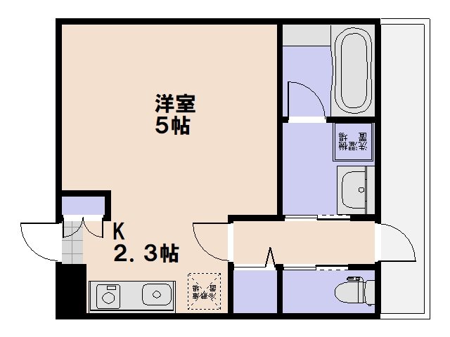 M Terrace八幡東　弐番館  103号室 間取り