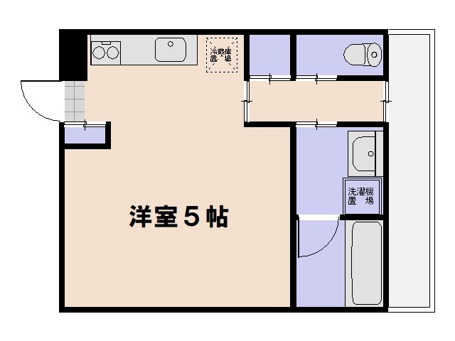M Terrace八幡東　弐番館  202号室 間取り