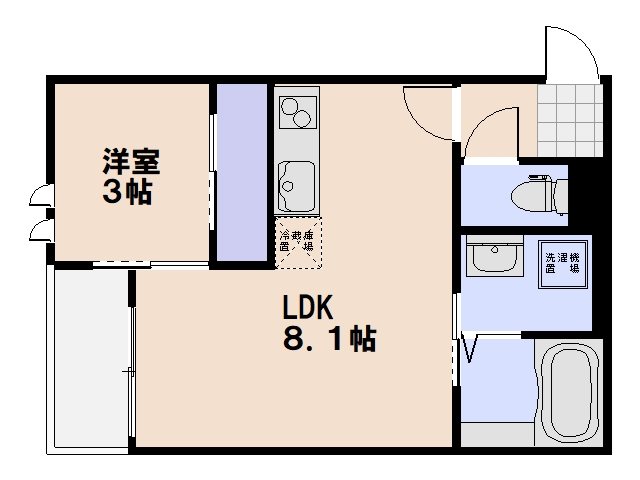 REGALEST廿日市本町Ⅱ 間取り