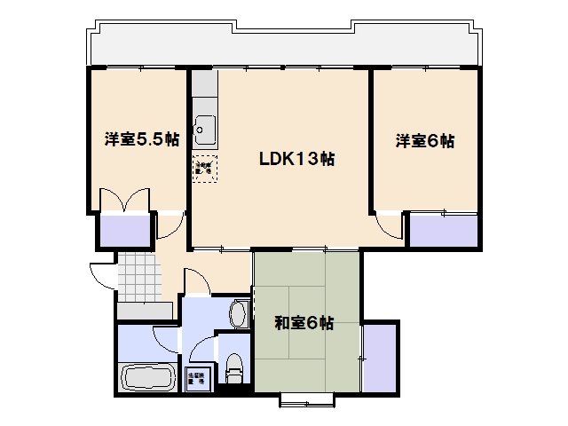 ビラ平林 305号室 間取り