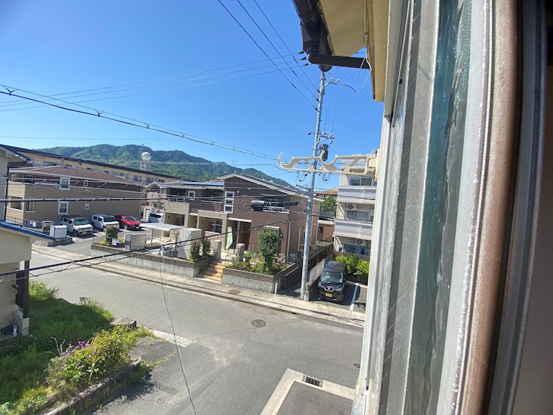新納アパート　 ベランダ