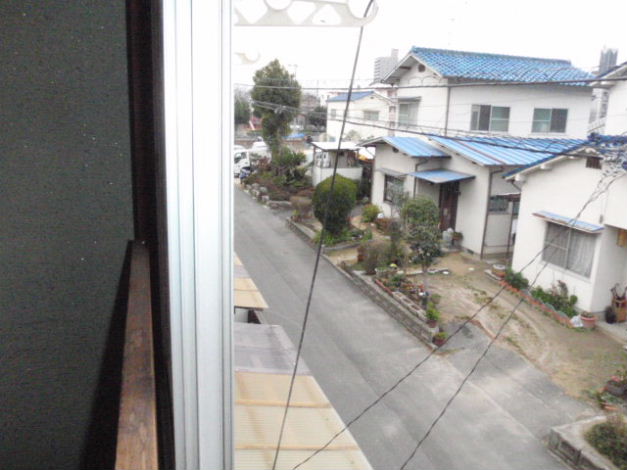 新納アパート　 ベランダ