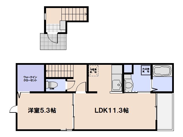 スターマイン　ランド　B 間取り図