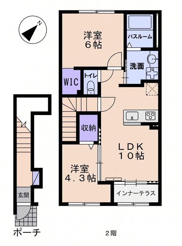 Luna佐方 間取り