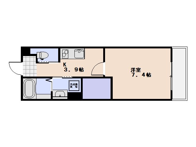アレフガルド楽々園 間取り図