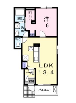 ヴェルテA 間取り