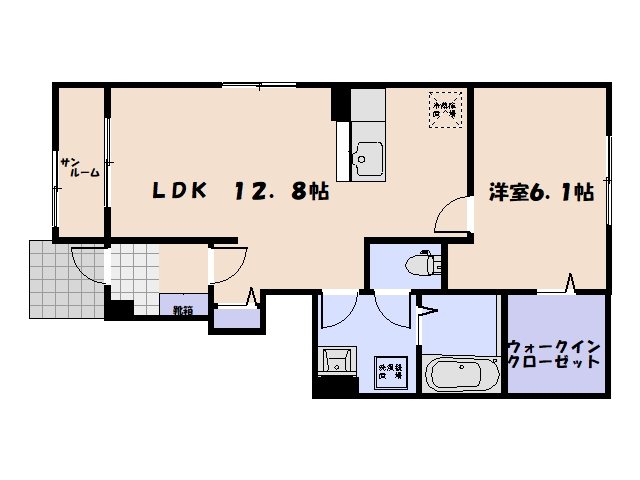 エポック 101号室 間取り