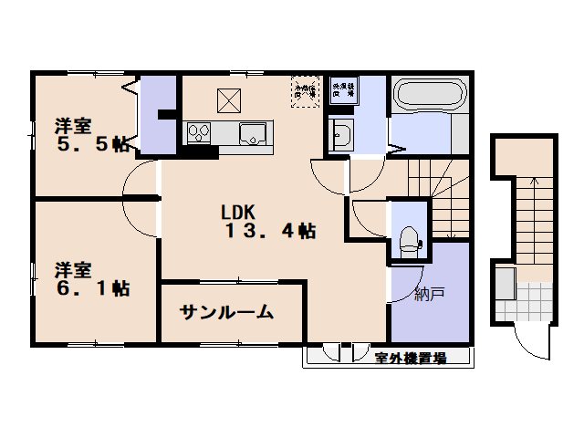 プレミアムテラス 間取り