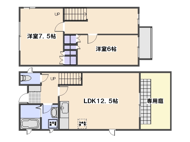 リバーハイツ吉村A棟  間取り