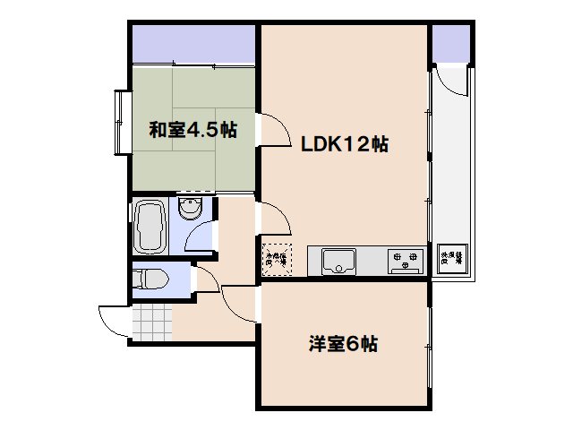 鈴が台団地分譲住宅G棟 間取り