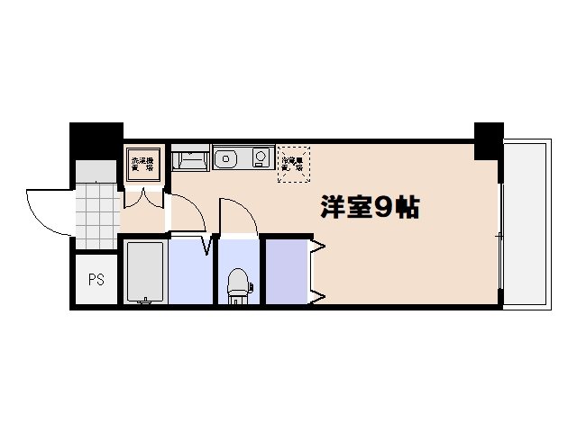 プリエール21 104号室 間取り