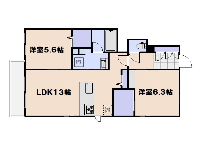 Hills Miyauchi 間取り