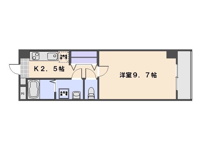 LUNA　PASSO（ルーナパッソ） 602号室 間取り
