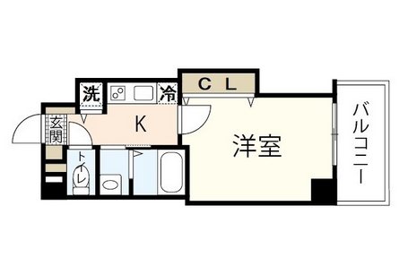 クレスト池之子 602号室 間取り