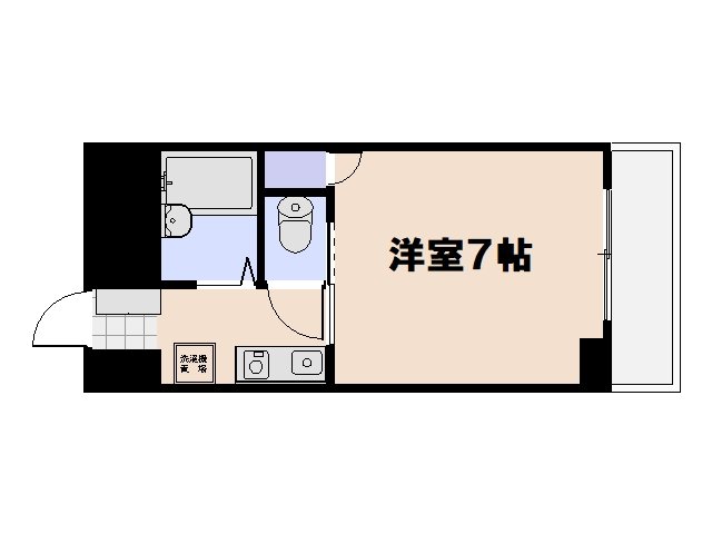 Simple Life 茜 303号室 間取り