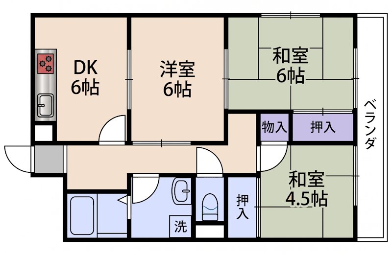 COLORS五日市 間取り