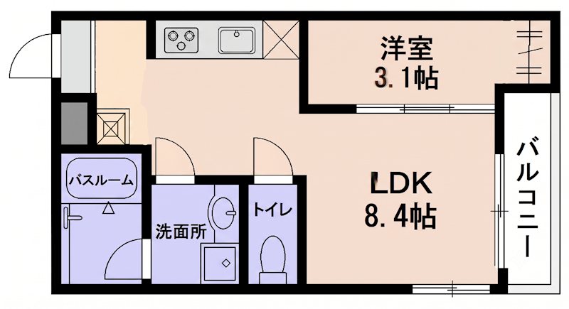 （仮称）MOVE旭園NORITH 間取り図