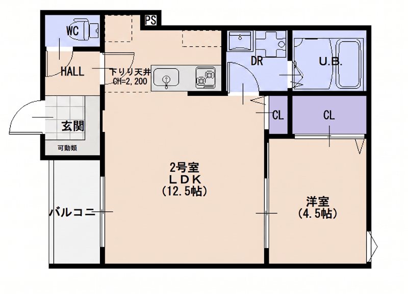 Regalest-F 井口1 間取り図