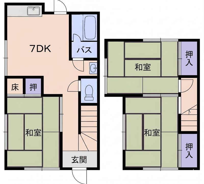 城戸借家 間取り