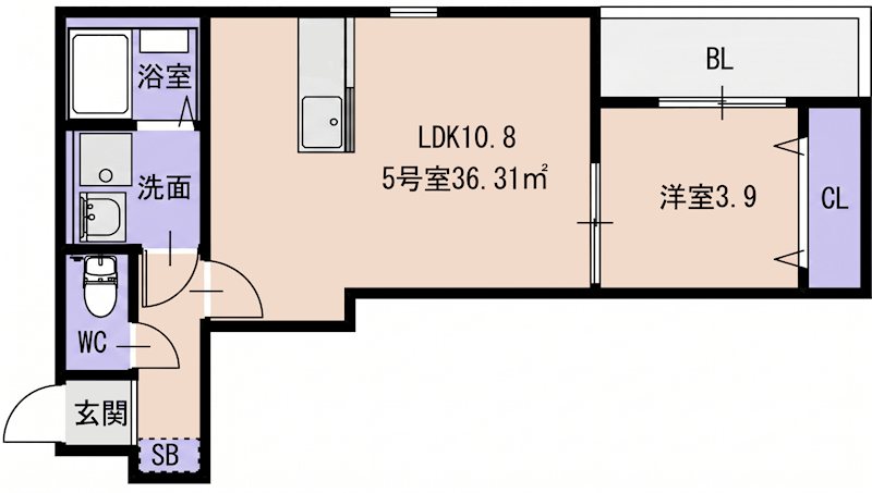 PROSPERITA　Ⅰ(プロスペリタ　ワン) 205号室 間取り