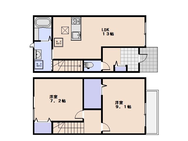 ユアメゾン　ル　フォレ壱番館 間取り図