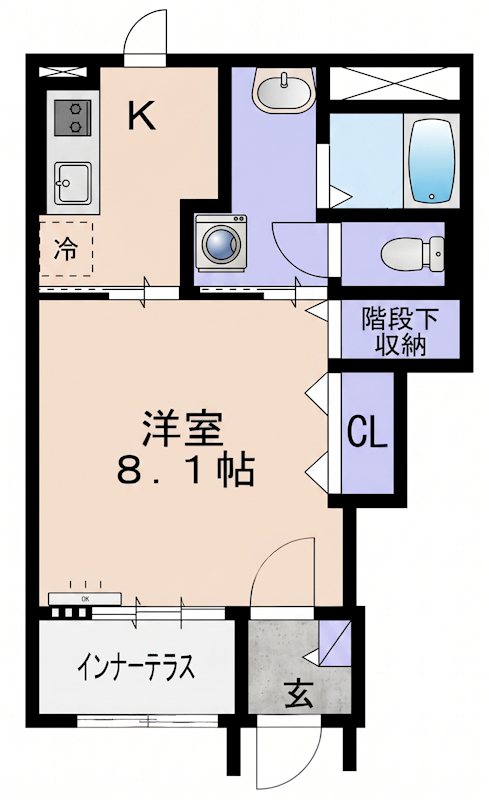 リアン五日市中央 間取り図