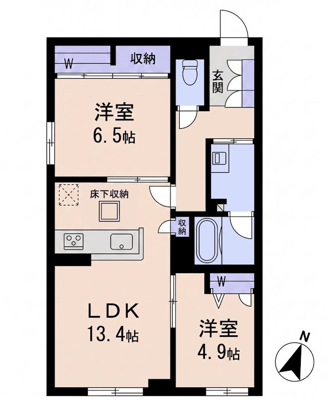 Wave 伏見 間取り図