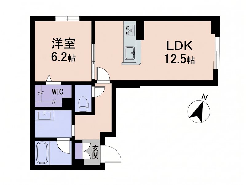 Wave 伏見 間取り図