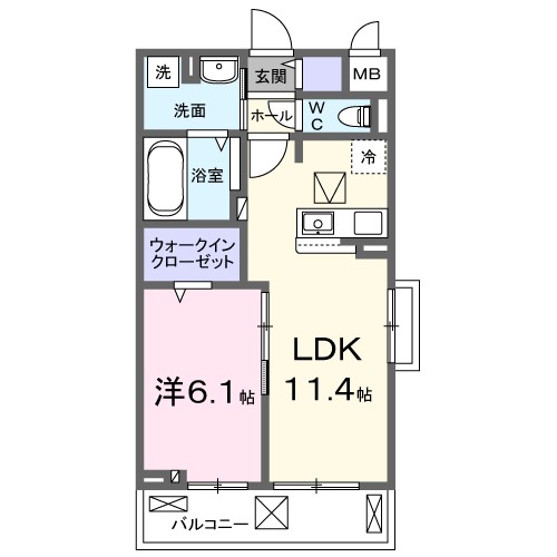 メゾン・セレニテ　Ａ 間取り