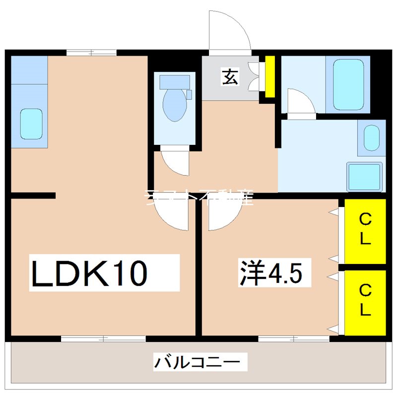 サンハイツ京田 間取り