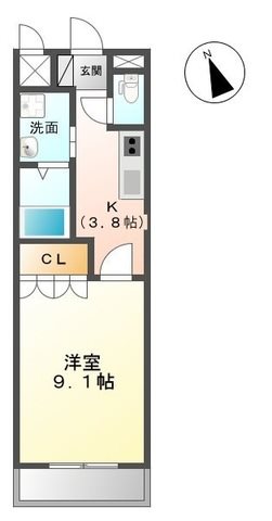 鹿児島県薩摩川内市中郷２丁目 間取り
