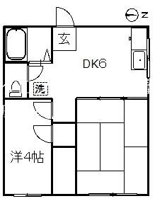 MJハイツえの 間取り