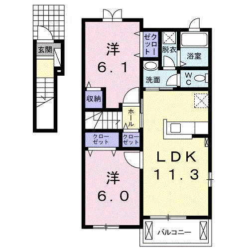 鹿児島県指宿市東方7587-5 間取り