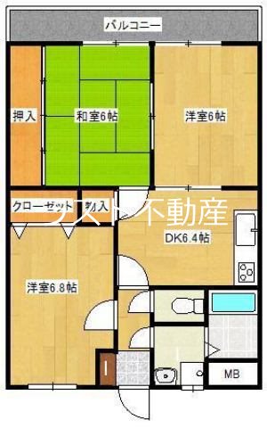 鹿児島県薩摩川内市中郷３丁目 間取り