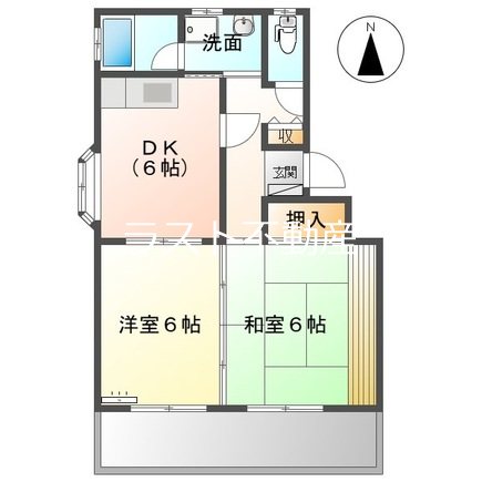 コーポ竜Ⅱ 間取り