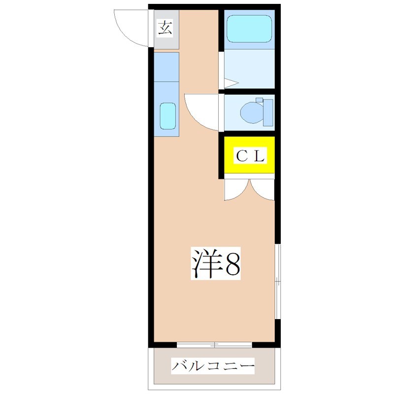 第七セントラルハイツ西鹿児島 間取り