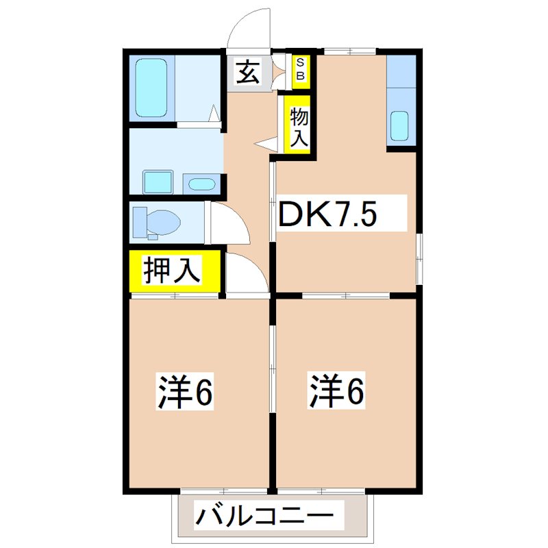 フレグランスM 間取り