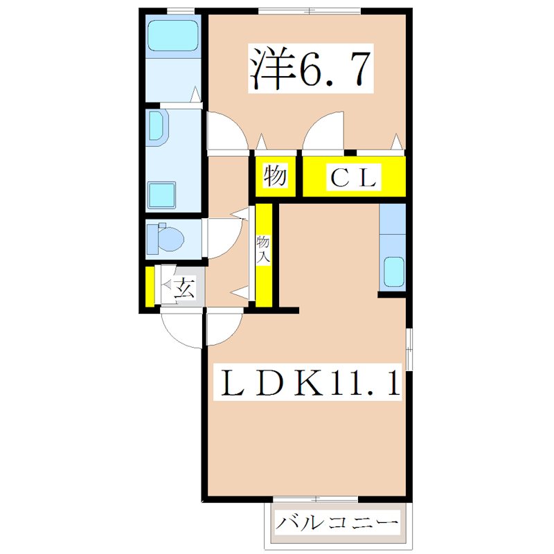 ディアスS 間取り