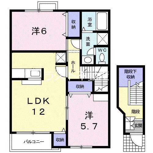 アンティークN 間取り