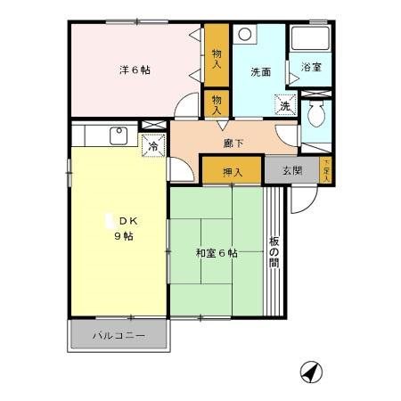 ミーメゾンA棟 間取り