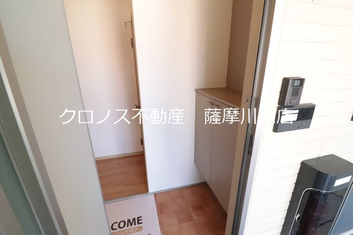 ミーメゾンA棟 玄関