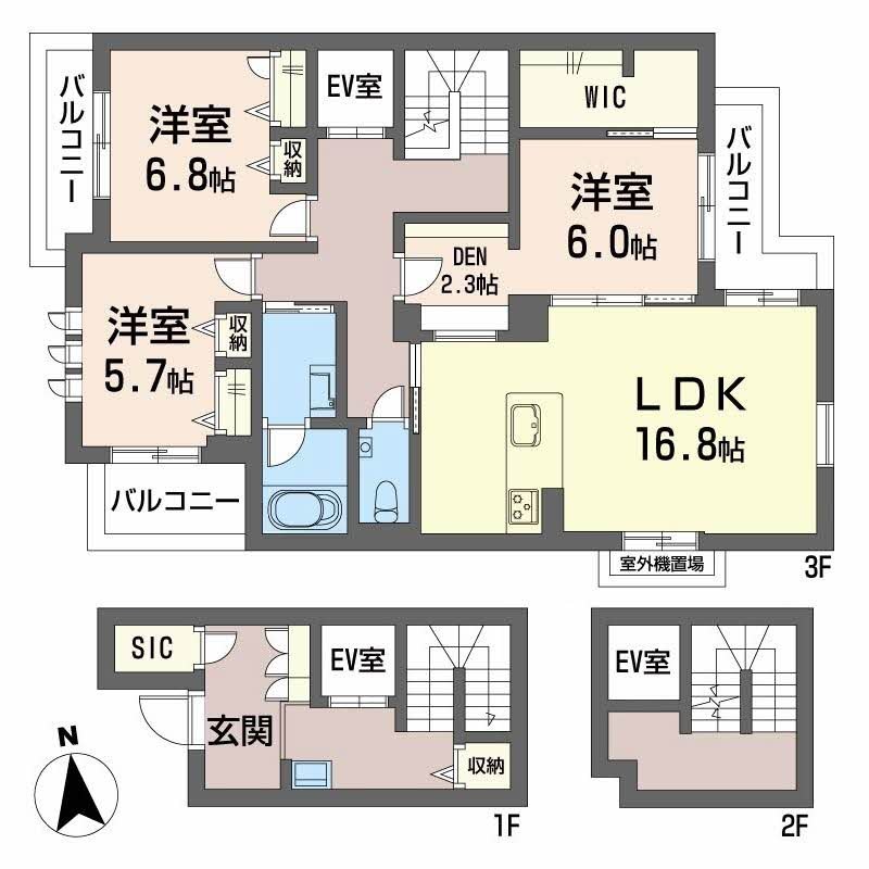 鹿児島県鹿児島市鷹師１丁目6-5 間取り