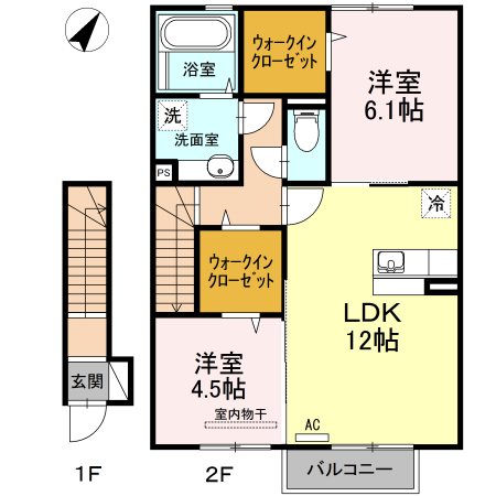 ヴィブァン　B棟 間取り