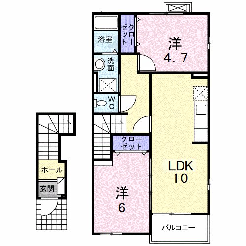 コリーヌ華Ⅰ 間取り