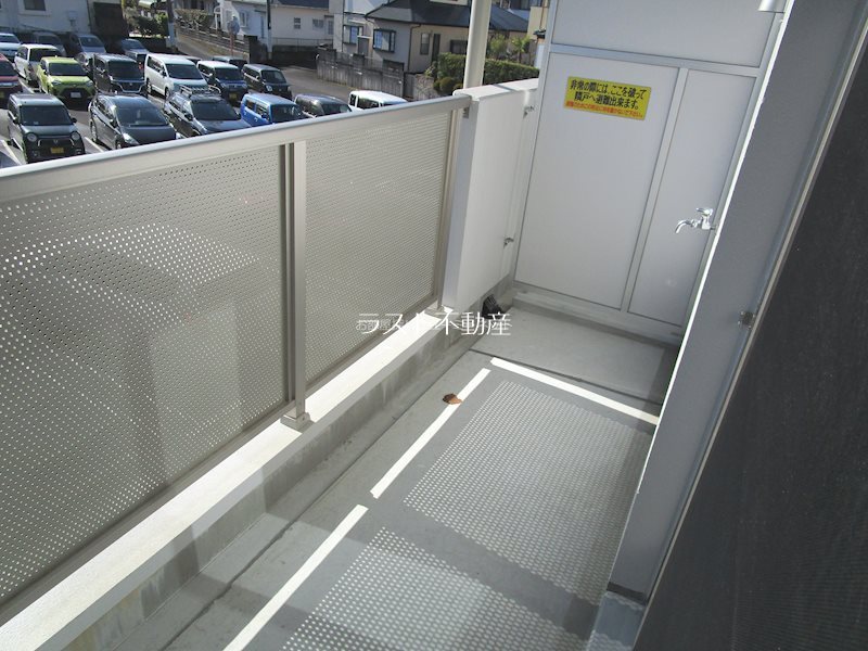ラフィーネさつま ベランダ