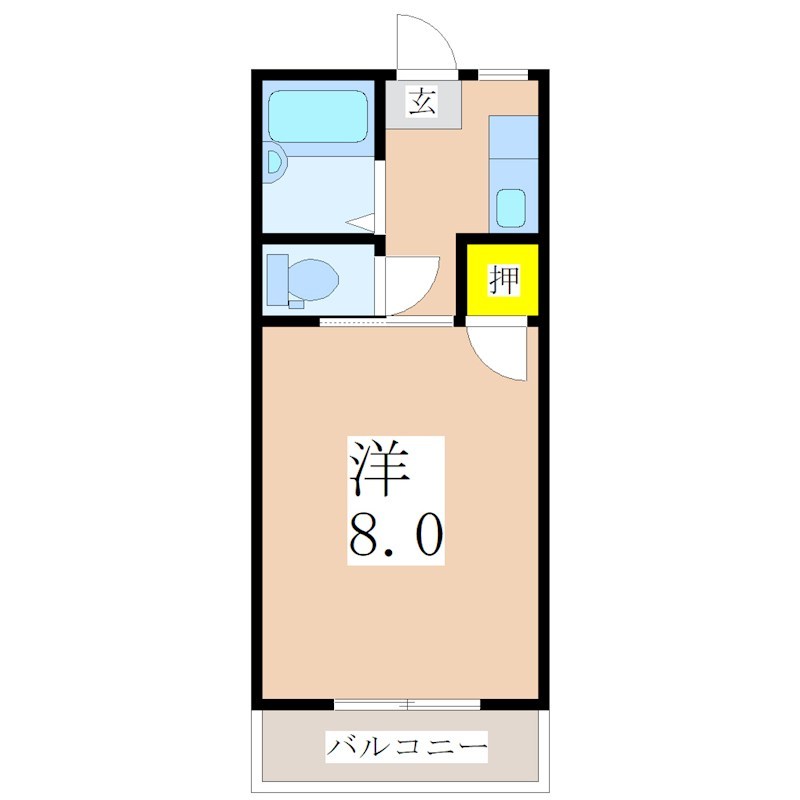 鹿児島県鹿児島市坂之上７丁目42-26 間取り