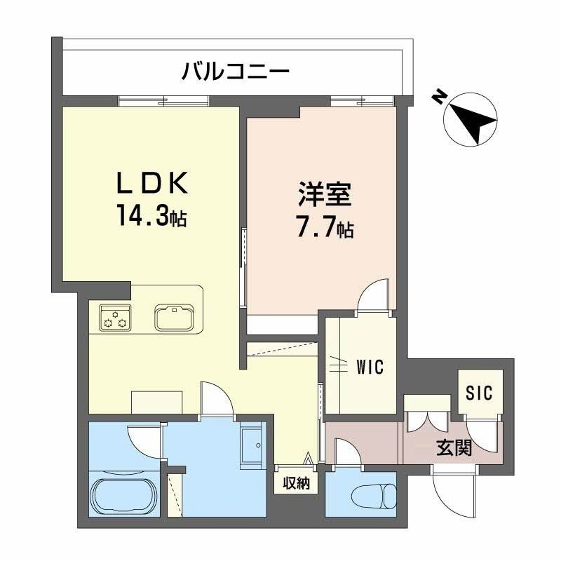 鹿児島県鹿児島市柳町11-22 間取り