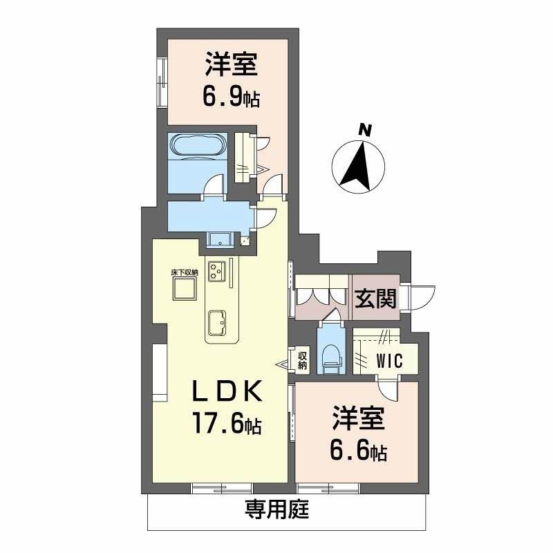 鹿児島県鹿児島市春日町1-8 間取り